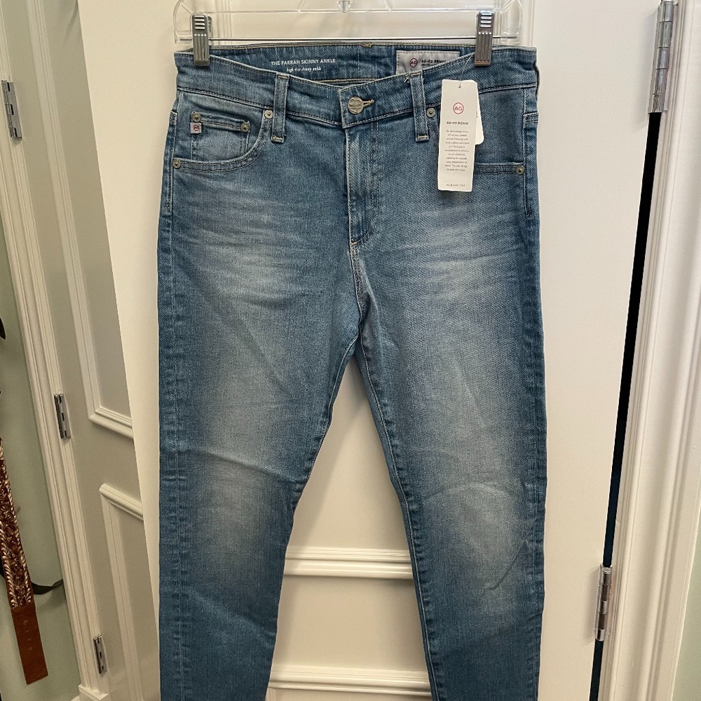 AG high-rise skinny ankle